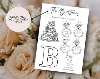 Wedding Coloring Page for Kids | Wedding Coloring Sheet | Kid's Wedding Coloring Book | Wedding Kid's Coloring | Kid's Wedding Coloring