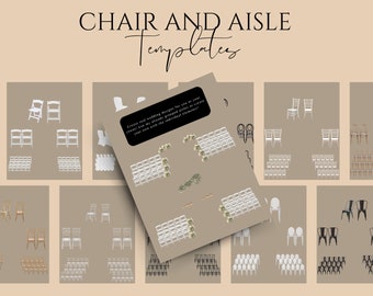Ceremony Wedding Planner Templates | Wedding Planner Design Tool | For Wedding Planners | Chairs and Aisle Design Templates | Wedding Visual