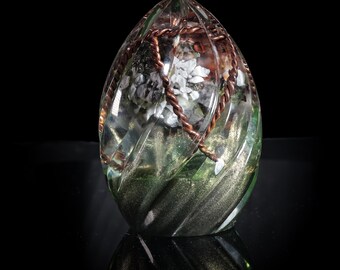 Crystal Tensor Ring Egg: Scalar Field Generator, Healing Energy Tool