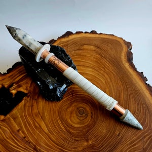 Copper pipe orgonite wand with removable ends, magic wand, spiritual wand, spiritual protection, altar wand, meditation tools, healing tools
