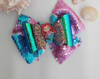 The little mermaid hair bow