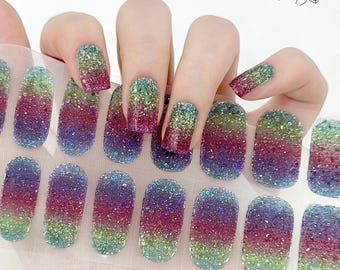 240 Stück Runde Künstliche Nagelspitzen Mit Aufklebern – Transparente Farbdisplay-Tipps Für Nagellack-Training & Vorführung