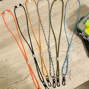 Paracord Lanyard, Dog Whistle Lanyard, Hunting/Fishing Lanyard, ID Badge Lanyard, Stylish Adjustable Lanyard, Lanyard for Keys, Bass Fishing
