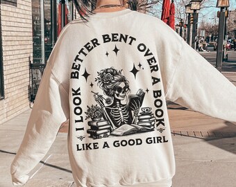 Bookish Sweatshirt, Smut Reader Sweatshirt, Romance Reader, Bookish Gift, Spicy Book, Dark Romance, Smut Gift, Spread Those Pages Crewneck