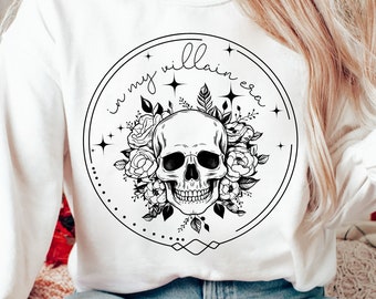 In My Villain Era Shirt, Dark Romance Sweatshirt, Bookish Tee, Booktok Merch, Funny Gift for Readers, Book Club Shirt, Smut T-Shirt