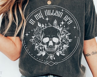 In My Villain Era Shirt, Bookish Sweatshirt, Dark Romance Tee, Book Club Shirt, Gift for Reader, Enemies to Lovers Trope, Comfort Colors®