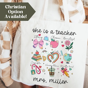 Cadeau de rentrée scolaire, cadeau enseignant, fourre-tout enseignant, cartable enseignant, cadeau enseignant personnalisé, cadeau pour élève enseignant, cadeau enseignant personnalisé