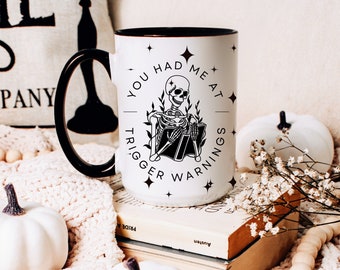 Sie hatten mich bei Abzug von Warnungen Geschenk, Schmutz Leser, würzige Buch-Liebhaber Buchklub-Becher, Bookish Booktok Dinge dunkle Romantik, Bücherwurm Geschenke