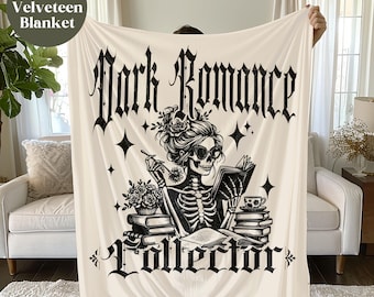 Gift for Book Lover, Book Blanket, Bookish Gift, Dark Romance Decor, Gift for Smut Lover, Reading Blanket, Book Merch, Gift for Booktoker