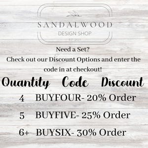 K&ouml;nnte beinhalten: Eine Grafik mit einem Rabattcode f&uuml;r Bestellungen ab 4 Artikeln. Die Grafik hat einen wei&szlig;en Hintergrund mit schwarzem Text. Der Text lautet: "Menge Code Rabatt 4 BUYFOUR- 20% Bestellung 5 BUYFIVE- 25% Bestellung 6+ BUYSIX- 30% Bestellung"