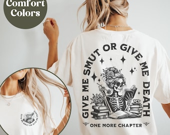 Camiseta de lectora, camiseta picante, camiseta de libro picante, regalo para amante de los libros picantes, regalo de libro picante, colores cómodos, camiseta "Dame picante", regalo para lectora