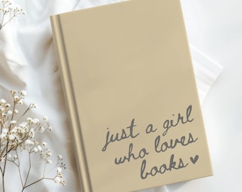 Book Journal, Book Lover Gift, Gift for Booktoker, Reader Gift, Bookish Gift, Reader Journal, Reading Journal, Custom Notebook,Bookworm Gift