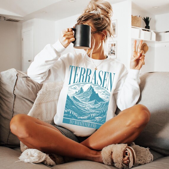 Terresan Sweatshirt, To Whatever End Sweatshirt, Throne of Glass Merch, Sarah J Maas Merch, Aelin Galathynius Sweatshirt, Bookish Gift