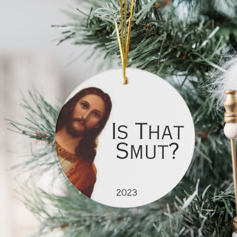 Jesus Smut Christmas Ornament 2023 Bookish Ornament is That Etsy