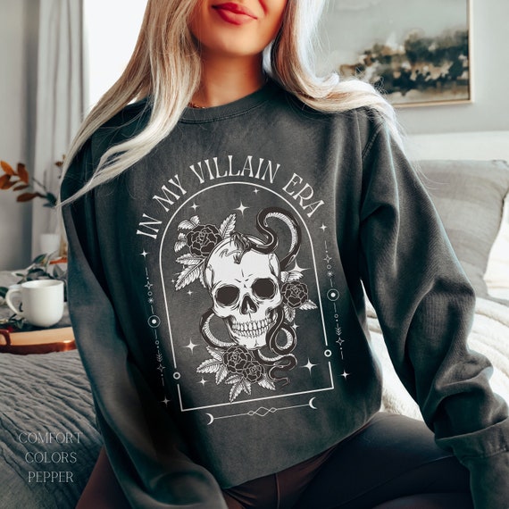 In My Villain Era Bookish Sweatshirt, Dark Romance Tee, Book Club Shirt, Gift for Reader, Enemies to Lovers Trope, Comfort Colors®