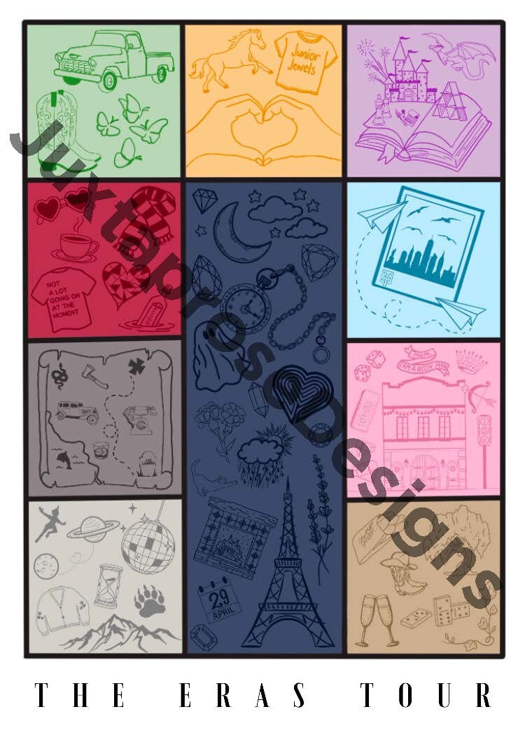 The Eras Tour Poster - Etsy