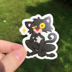 Snazzy Kitty Sticker