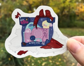Spielzeug Haus Sticker