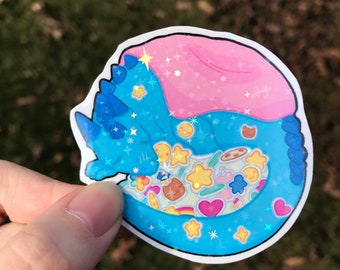 Sticker Dragon Sparkly Sticker