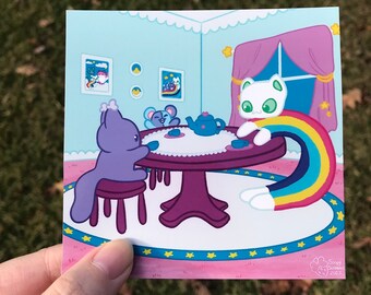Pastel Tea Party Mini Print