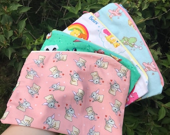 Zipper Pouches - OOAK Handmade