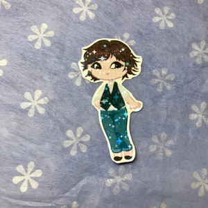 Seltsame Vampir Schwester - Sparkly Sticker