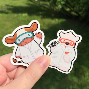 Science Mascot Stickers