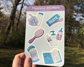 Hygiene Themed Sticker Sheet
