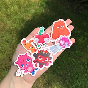 Monster Character Stickers