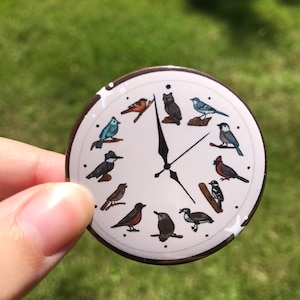Bird Clock bGrade Pin