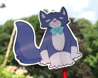 Better Beans Business Bureau - Blue Cat Sticker