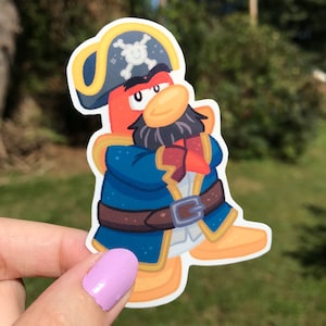 Pirate Penguin Sticker
