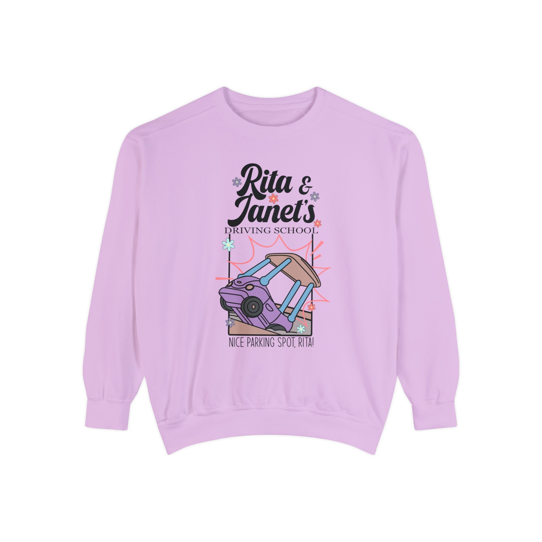 Janet and Rita's Driving School Crew Sweatshirt