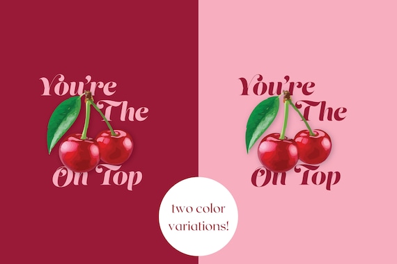 You're the Cherry on Top Print | Trendy Retro Cherry Print