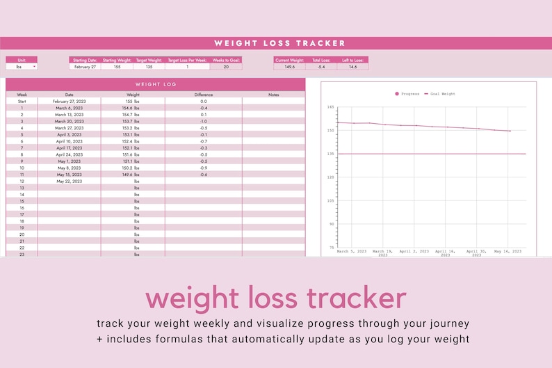 All-in-one Ultimate Fitness Tracker | Google Sheets Template | Macros ...