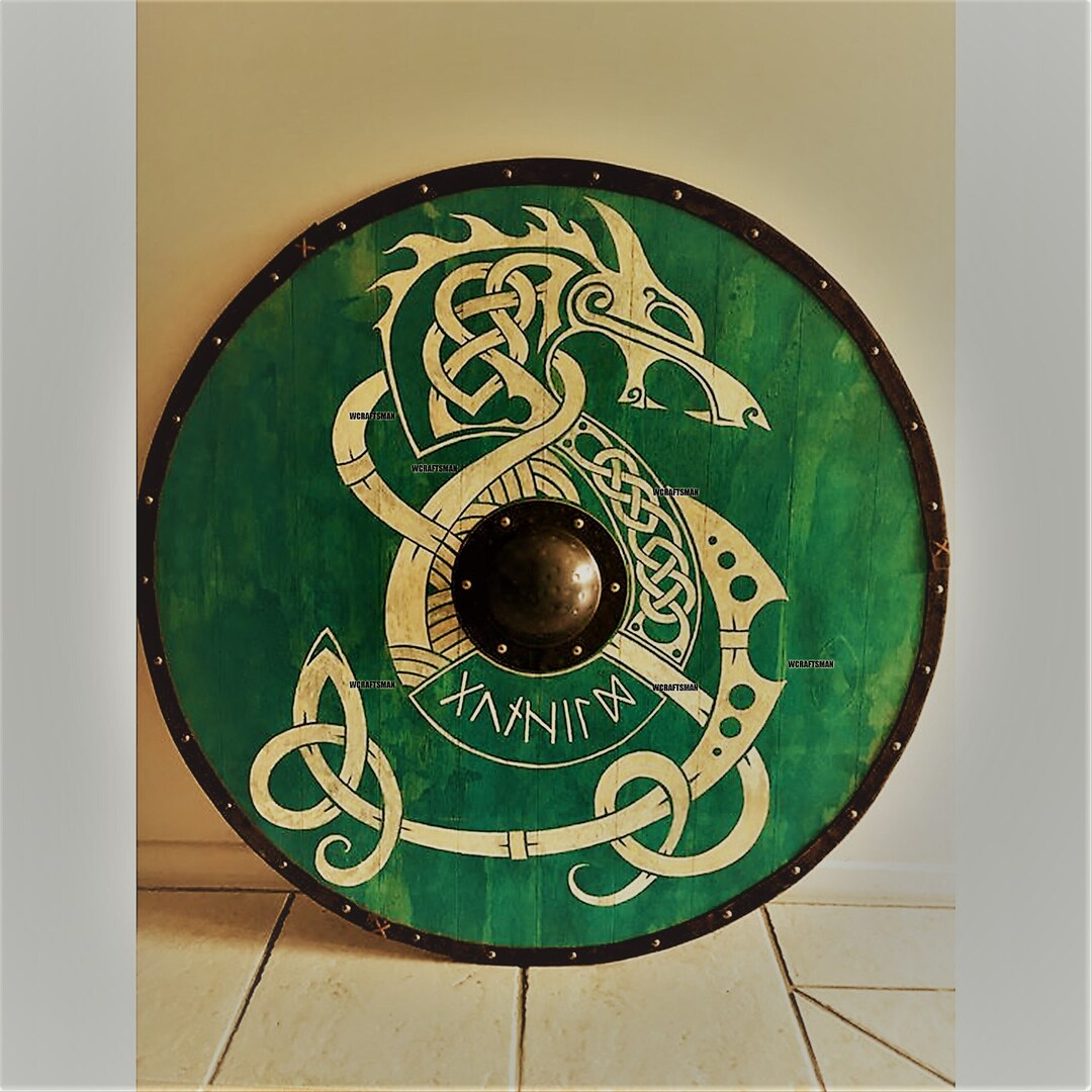 Medieval Viking Shield Shield Viking Wall Art Gift for Him/ Etsy