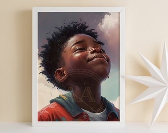Black Boy Joy | INSTANT DOWNLOAD | Black Art | African American