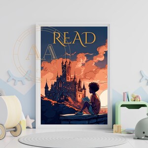 Castle Read Premium Matte Vertical Poster