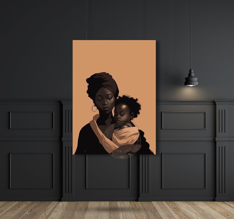 Black Mother| INSTANT DOWNLOAD | Black Art | Beautiful African American ...