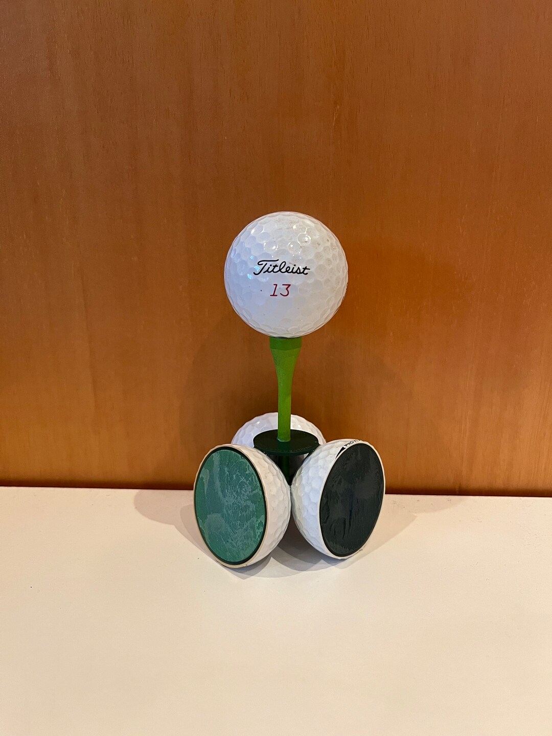 Golf Ball Stand to Proudly Display a Memorable Golf Ball Etsy