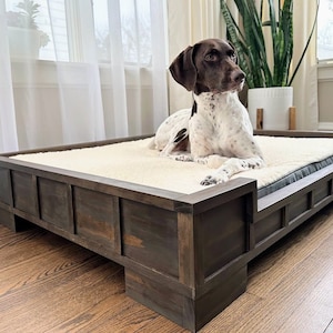Extra Large Dog Bed, Mission Style Dog Bed, Shaker Style Dog Bed, Wooden Dog Bed, Raised Dog Bed, Elegant Dog Bed, Dog Bed Frame