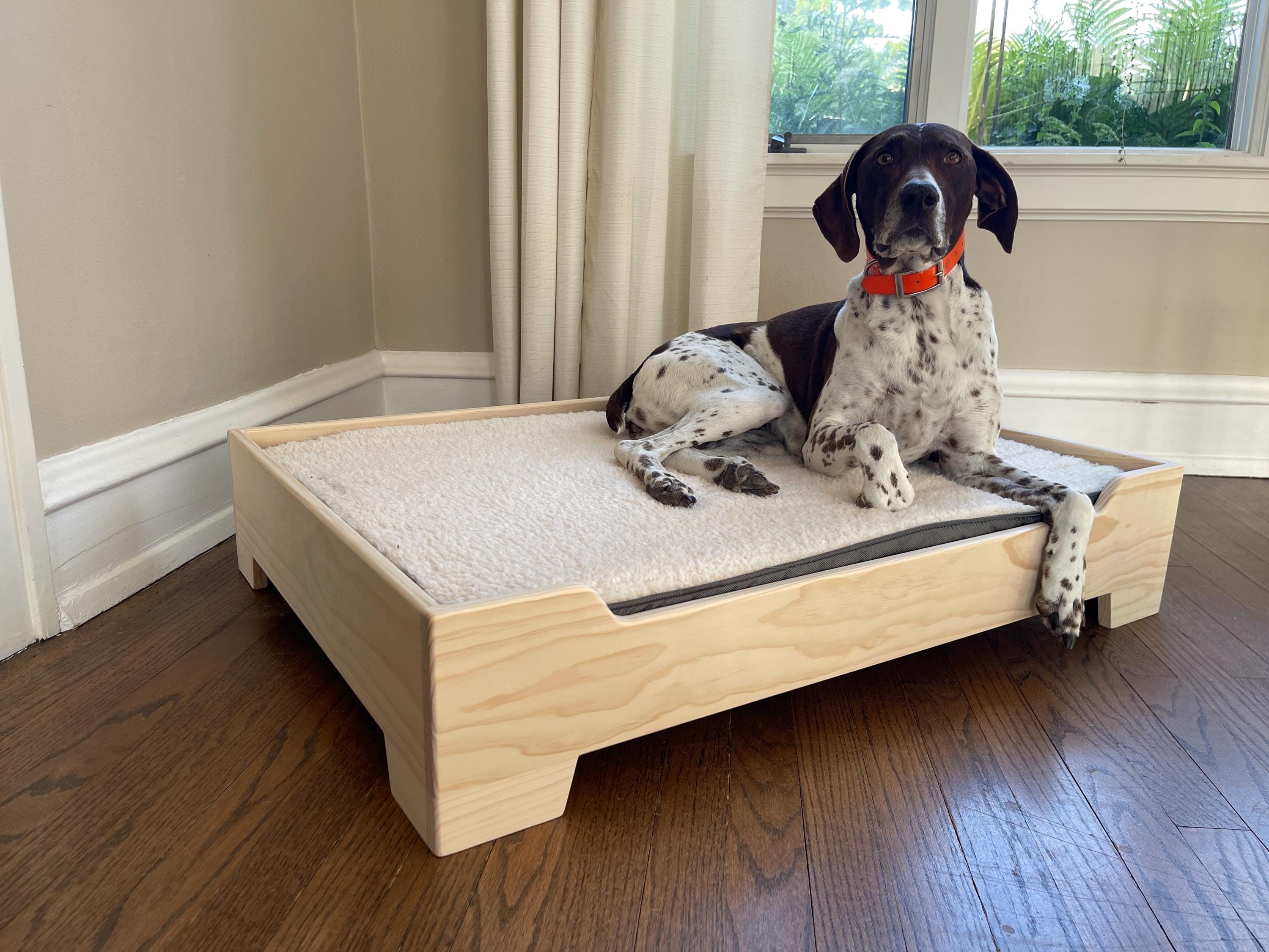 Elevated Dog Handmade Wooden Dog Beds Wooden Dog Custom Made Dog