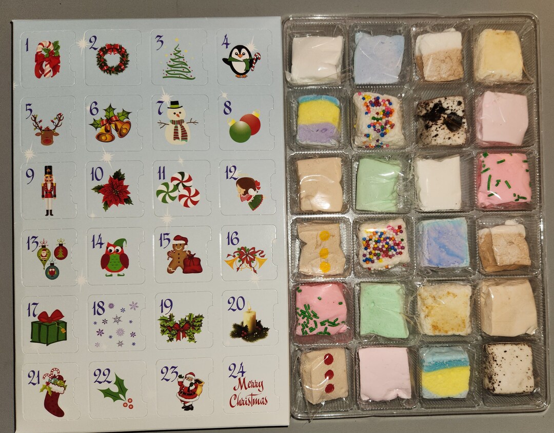 Marshmallow Advent Calendars Etsy Canada