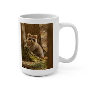 Raccoon Maine Wildlife Coffee Mug (15oz)