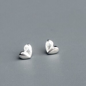 Louisville Cardinals Amara Silver Crystal Heart Earrings Jewelry Gift UL