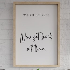 Fun Minimalist Wall Art: inspirational decor print