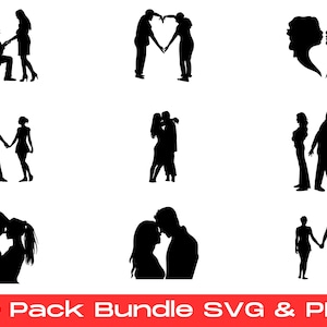 Couple SVG, Love PNG, Digital Printable