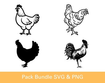 Chicken SVG, Chicken PNG, Printable