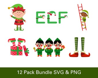 Elf PNG, Digital Product, Printable SVG