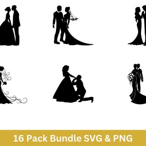 Wedding Couple SVG, Couple PNG, Wedding Digital Download